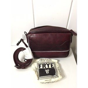 Frye Melissa Camera Crossbody Wine NWT